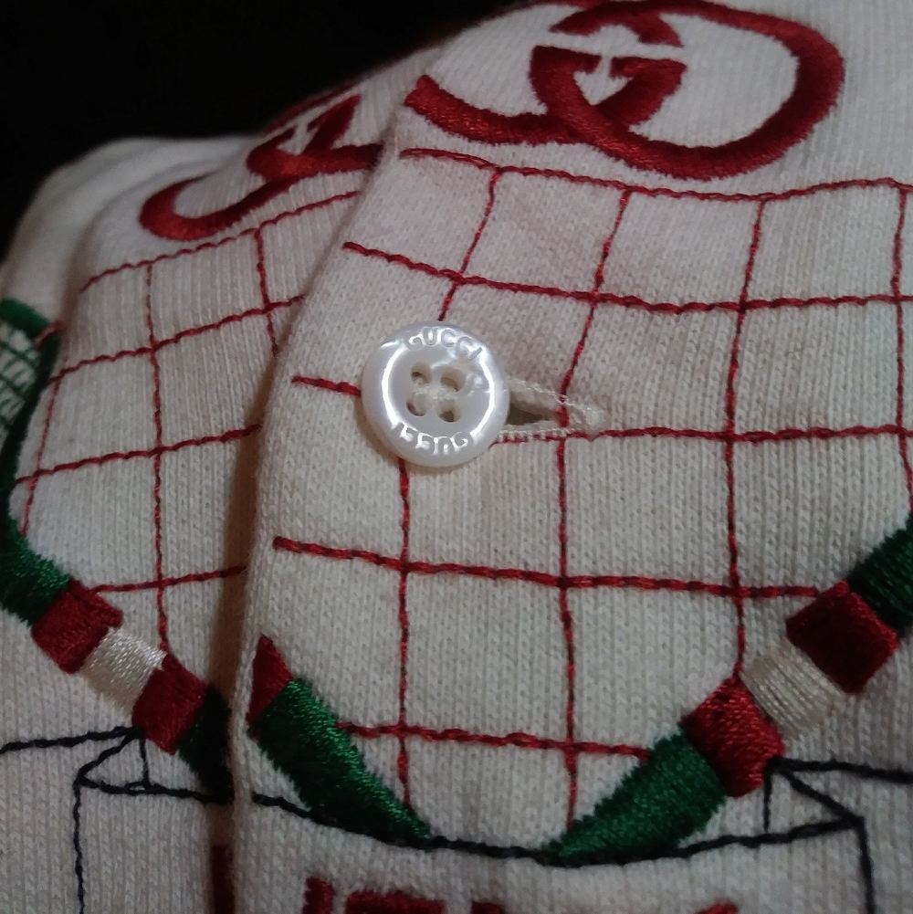 Gucci Baby Hooded Romper - Picture 5 of 11